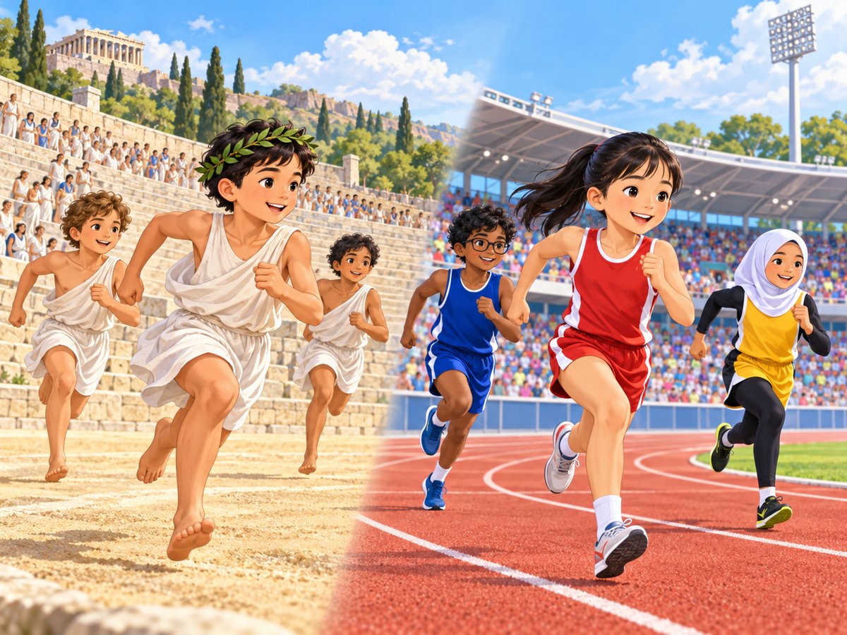 The Olympics then and now